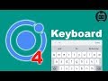Ionic 4 Keyboard Tutorial