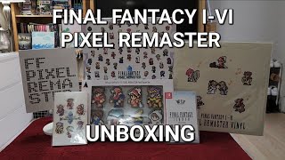 Final Fantasy I-VI Pixel Remaster 35th Anniversary Edition Unboxing