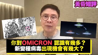 【時事短評】你對Omicron 認識有幾多？ 新變種病毒出現機會有幾大？（2023年1月3日）