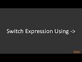 Java: Tips, Tricks, and Techniques : Java 12 New Syntax, Switch Expressions | packtpub.com