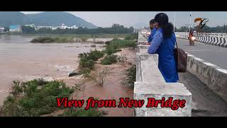 Aerial View of Flood at Palar | Palar Bridge | Vellore - 2021