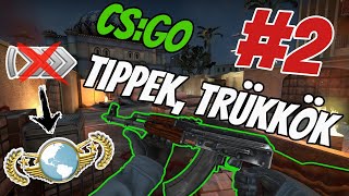 CS:GO Tippek Kezdőknek #2 | Crosshair, Peek, Mozgás 2021