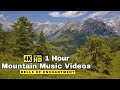 ⛰️ Mountains Relaxation Film 4K - Peaceful Relaxing Music - Mountain 4k Video UltraHD⛰️