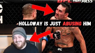 MMA GURU Reacts to Max Holloway VIOLATING Calvin Kattar for 5 ROUNDS