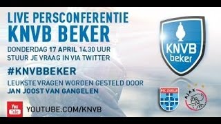 Persconferentie KNVB Bekerfinale