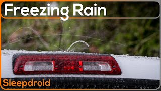 ► Freezing Rain on a Roof (Rain on Glass Sounds for Sleeping) Metal Roof Rain