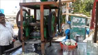 Production of Sugarcane Juice- شەربەتی قامیشی شەکر