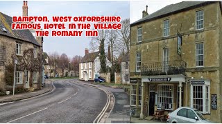 Bampton in West Oxfordshire. The Romany Inn, Famous Hotel In The Village