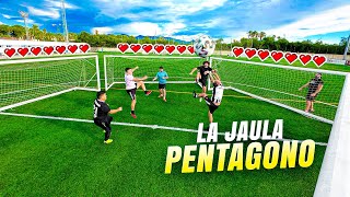 😱 *JAULA 5 PORTERÍAS* ⚽ ¡Retos de Fútbol!