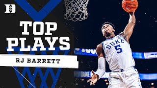 RJ Barrett: Top 10 Plays at Duke