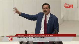 Erkan Baş sinirden kıpkırmızı oldu, Meclis'i inletti