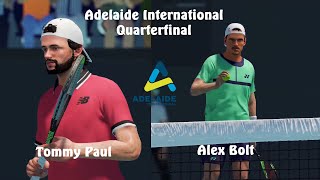 Adelaide International 2023 | Tommy Paul vs Alex Bolt | Quarterfinals | AO Tennis 2