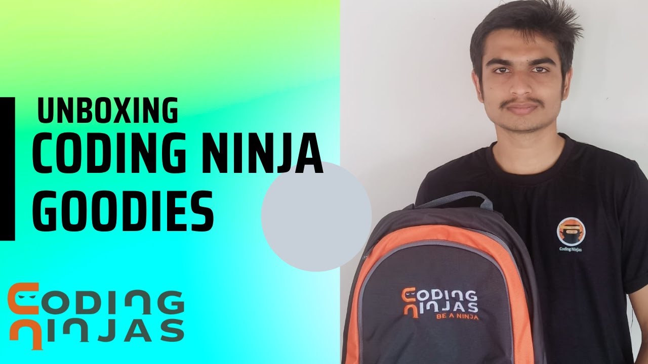 Coding Ninja Goodies Unboxing Ll Coding Ninja TsirtllStudyhackers Ll ...