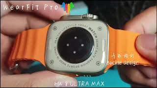 Original HW8 Ultra Max Series 8 Smart Watch NFC 49MM Temperature Bluetooth Call Blood Glucose 1