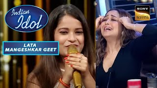 'Tere Mere Beech Mein' गाकर Senjuti ने किया Neha को Impress | Indian Idol S13 | Lata Mangeshkar Geet