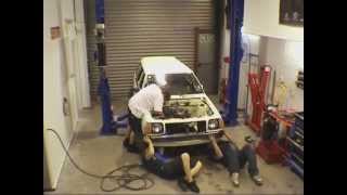 Import X TV Show No Cams Motorsport built Mazda 323 car build part 1