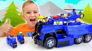 Vlad and Niki PAW Patrol Ultimate Cruiser Rescue