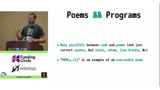 Infinite State Machine Poetry in, with, and by Clojure - Eric Weinstein