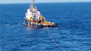 [Seismic channel] ▶Solas emergency towing drill @ seismic vessel activity