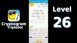 Cryptogram Tripledot Level 26 Answer | SolutionGuruji