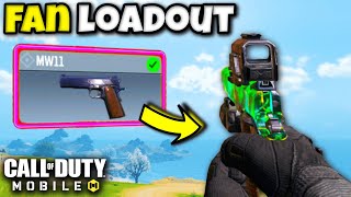 I USED A FAN'S PISTOL BUILD and IT'S SURPRISINGLY GOOD! | COD MOBILE | SOLO VS SQUADS