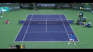 2015 Indian Wells Saturday ATP Highlights