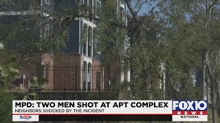 2 men shot by 2 masked gunmen