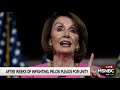 nancy pelosi in balancing act with house democrats morning joe msnbc