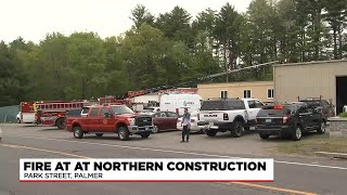 Palmer crews respond to fire at Northern Construction on Park St.