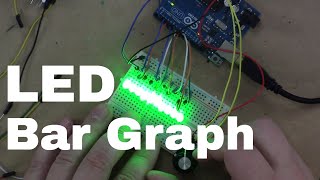 Arduino LED Bar Graph Tutorial | Visual Level Meter & Progress Display