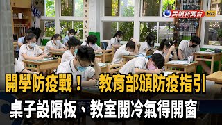 防疫警戒！ 基隆學校若增1例 全校停課14天－民視台語新聞