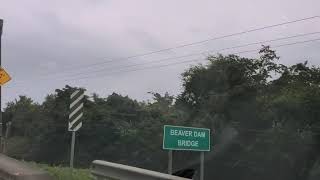 Belmopan, Belize area to Belize City, Belize  (view from car of this section of the road)