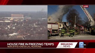 House fire on 29th St. and Fond du Lac Avenue