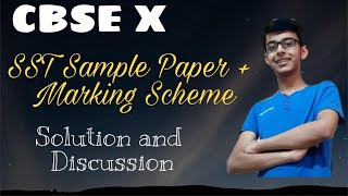 📢CBSE Latest News! CBSE 10 SST -Term 1 [Sample Question Paper + Marking Scheme] Board 2021 RELEASED!