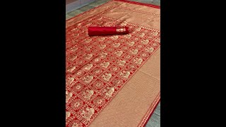 Organic Banarasi Kanjivaram Slub Weaving Saree || Buy Wholesale Online Kanjivaram Silk Saree