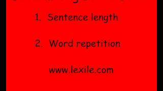 Text Complexity Part 1