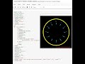 Clock Dial in Python Turtle Library