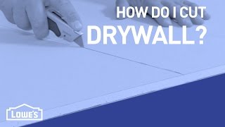 How Do I Cut Drywall? | DIY Basics