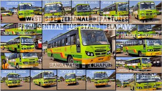 #westside #terminal #departures #nwkrtc #central #bus #stand #belagavi