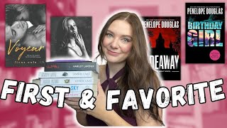 First \u0026 Favorite 💞 // the first romances I read from my fav authors and my favorite romance I read