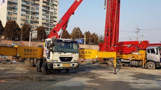 [ Winwin Used Machinery ] Used concrete pump truck everdigm 52 meter 2007yr  For sale