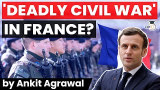 French Military Veterans warn Macron Government of Deadly Civil War in France - Reasons explained