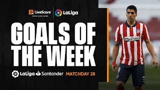 LaLiga Goals of the Week 28: Suárez & Fekir | LiveScore 360° Replay