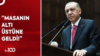 Cumhurbaşkanı Erdoğan, 6'lı Masaya Sert Tepki Gösterdi! | Tv100 Haber