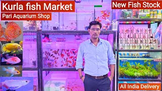 Pari Aquarium Shop, Kurla fish Market, Mumbai || New Shop New fish Stock || Guppy, Shrimp, Discus 🦐🐠