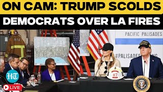 Trump News LIVE | Donald Trump Grills LA Mayor In Fiery Clash Over LA Wildfire Response | US Fires