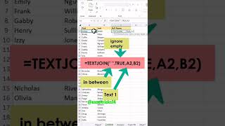 How to use textjoin formula in excel |difference Between Concatenate \u0026 text join |Advance excel