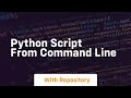 python script from command line