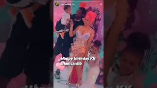 Cardi B & Offset with their kids at Kulture's birthday party ❤️❤️ #shorts