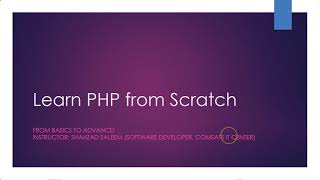Learn PHP from Scratch-for loop examples
